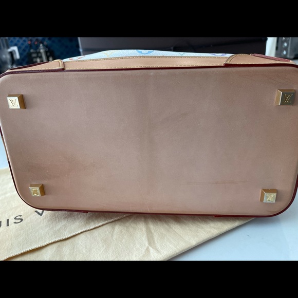 Louis Vuitton White Monogram Multicolore Sharleen GM Bag. - Picture 14 of 16